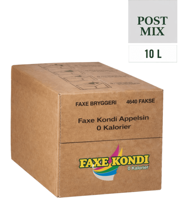 post mix faxe kondi appelsin 0 kalorier 10L 1